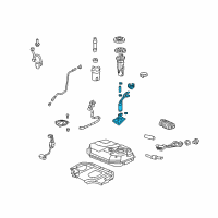 OEM 2006 Honda S2000 Pump Set, Fuel Diagram - 17040-S2A-A50