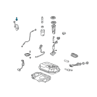 OEM 2007 Honda S2000 Regulator Assembly Diagram - 16015-S2A-A50