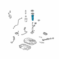 OEM Filter Set, Fuel Diagram - 16010-SDG-H00