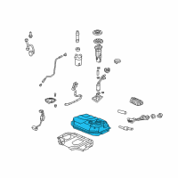 OEM 2007 Honda S2000 Tank, Fuel Diagram - 17500-S2A-A51