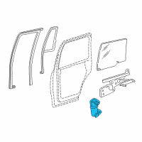 OEM 2007 Ford Expedition Window Motor Diagram - 7L1Z-7823394-B