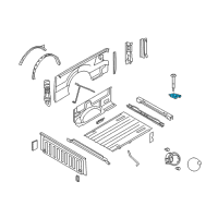 OEM Ford F-150 Mount Bolt Nut Diagram - -W712174-S436