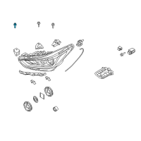 OEM Hyundai Azera Bolt-Washer Assembly Diagram - 10145-06257-B