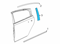 OEM Cadillac CT5 Applique Diagram - 84739561