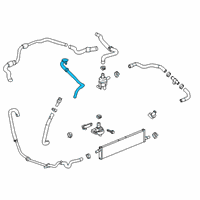 OEM 2018 Buick LaCrosse Coolant Hose Diagram - 26223363