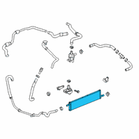 OEM 2019 Buick LaCrosse Auxiliary Radiator Diagram - 84174839