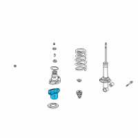 OEM 2010 Honda Element Cover, RR. Dust Diagram - 52687-SCV-A01