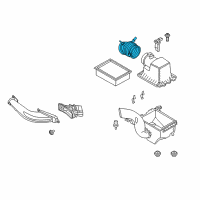 OEM 2019 Ford Escape Air Inlet Tube Diagram - CJ5Z-9B659-A