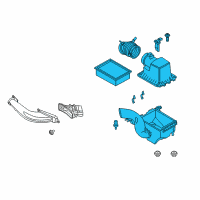 OEM 2018 Ford Escape Air Cleaner Assembly Diagram - GV6Z-9600-A