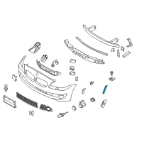 OEM BMW 535d Side Reflector Left Diagram - 63-14-7-842-959