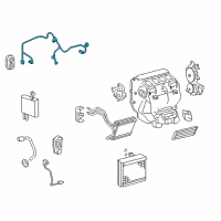 OEM Toyota Avalon Wire Harness Diagram - 82212-07020