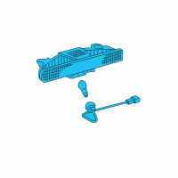 OEM 2006 Toyota Solara High Mount Lamp Diagram - 81570-AA030