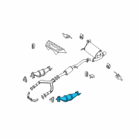 OEM Infiniti G35 Three Way Catalytic Converter Diagram - 208B3-AC325