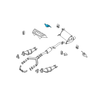 OEM 2007 Infiniti FX45 Bracket-Exhaust Mounting Diagram - 20741-CD000