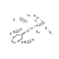 OEM Nissan 350Z Gasket-Exhaust Diagram - 20692-1E810