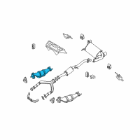 OEM 2007 Nissan 350Z Three Way Catalytic Converter Diagram - B08B2-EV11B