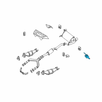 OEM 2006 Nissan 350Z Bracket-Exhaust Mounting Diagram - 20742-CD000