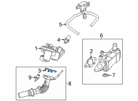 OEM 2021 Ford Escape GASKET Diagram - LX6Z-9D476-A