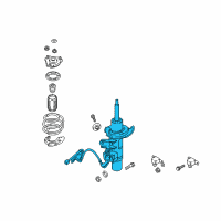 OEM 2020 Kia Stinger Front Strut Assembly Kit, Left Diagram - 54650J5270