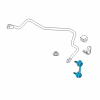 OEM 2004 BMW X3 Stabilizer Link Diagram - 33-50-3-414-297