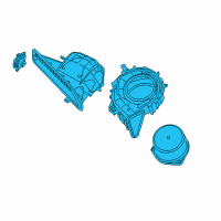OEM 2020 Nissan Pathfinder Blower Assy-Front Diagram - 27200-3KA4A