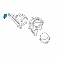 OEM Nissan Titan XD Air Intake Box Actuator Diagram - 27730-3KA0A