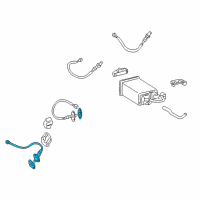 OEM 2003 Toyota Tundra Rear Oxygen Sensor Diagram - 89465-09320