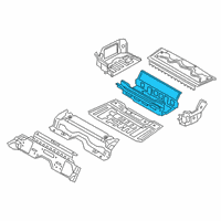 OEM 2022 BMW 330e LUGGAGE COMPARTMENT PAN Diagram - 41-00-7-487-224