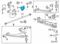 OEM 2020 GMC Sierra 2500 HD Alignment Cam Diagram - 11603348