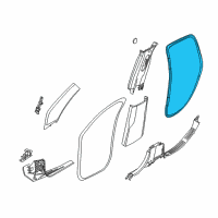 OEM Jeep Compass WEATHERSTRIP-Rear Door Opening Diagram - 68339991AA