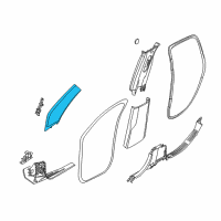 OEM 2021 Jeep Compass Panel-A Pillar Diagram - 7DR98DX9AB