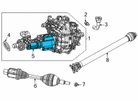 OEM Jeep Wagoneer AXLE LOCKER Diagram - 68569339AA