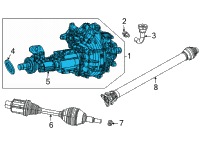 OEM 2022 Jeep Wagoneer FRONT COMPLETE Diagram - 68539812AA
