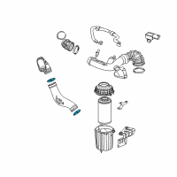 OEM Ram ProMaster 3500 Clean Air Duct Diagram - 68190498AB