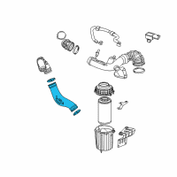 OEM 2016 Ram ProMaster 2500 Air Duct Diagram - 68193485AA