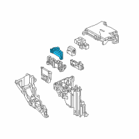 OEM 2020 Lexus LS500 Block Assembly, Relay Diagram - 82660-50090