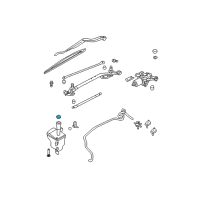 OEM 2004 Nissan Pathfinder Cap-Windshield Washer Tank Diagram - 28913-4M400