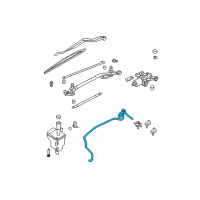 OEM 2006 Nissan Sentra Hose-Washer Diagram - 28940-4Z020