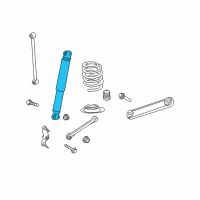 OEM Chrysler Aspen ABSORBER-Suspension Diagram - 68001121AB