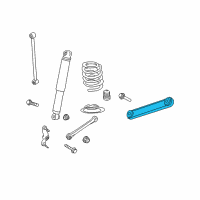 OEM 2007 Dodge Durango Rear Upper Control Arm Diagram - 52113278AA