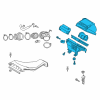 OEM 2015 Hyundai Sonata Cleaner Assembly-Air Diagram - 28110-C2600