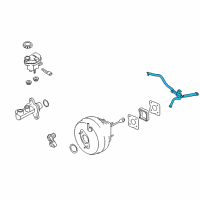 OEM 2013 Lincoln MKS Vacuum Hose Diagram - DG1Z-9C490-B