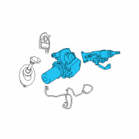 OEM Chevrolet Steering Column Diagram - 19209155