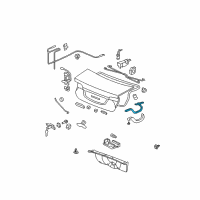 OEM 2011 Honda Civic Hinge, R. Trunk Diagram - 68610-SNA-A00ZZ