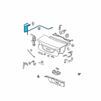 OEM Honda Civic Cable, Trunk & Fuel Lid Opener Diagram - 74880-SNA-A01