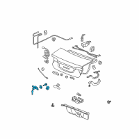 OEM 2012 Honda Civic Cylinder, Trunk Diagram - 74861-SNA-A11