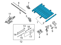 OEM Nissan Frontier FLOOR ASSY-REAR BODY Diagram - 93500-9BU0A