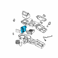 OEM Dodge Ram 2500 EVAPORATOR-Air Conditioning Diagram - 5073970AB