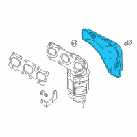 OEM 2014 Kia Cadenza Protector-Heat RH Diagram - 285253C740
