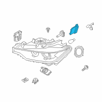 OEM 2014 BMW 328i xDrive Driver Module, Headlights Diagram - 63-11-7-316-186